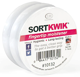 FINGERTIP MOISTENER, SORTKWIK, 1.75 OZ., PINK, 2/CT LARGE